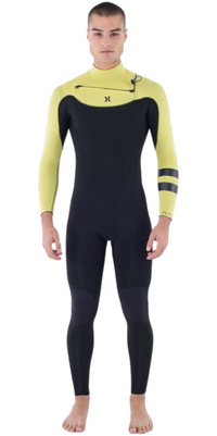 2025 Hurley Hombres Plus NIC II 4/3mm Chest Zip Neopreno MFS0014413 - Cream