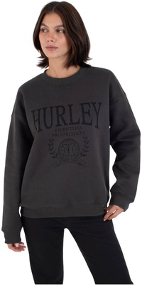 2025 Hurley Womens Stadium Crew WFTEU00018 - Dark Shadow