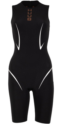 2026 Huub Mujer TC Performance Swimskin TCPWSS - Black / Cobre