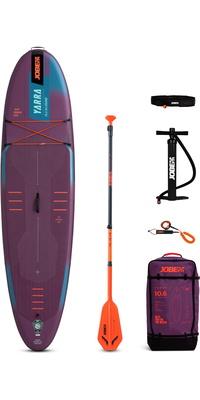 2026 Jobe Aero Yarra 106 SUP Board Paquete 486425008 - Purple