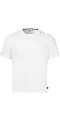 2026 Musto Hombres Evo Crew Camiseta De Protección Solar 82432 - White