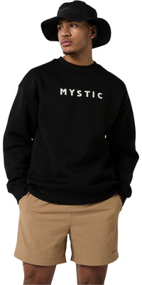 2026 Mystic Brand Crew Sweat 35104.250135 - Black