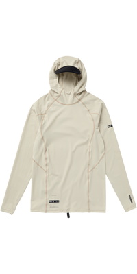 2026 Mystic Mens Uncharted Long Sleeve Hooded Rash Vest 35001.250204 - Sand