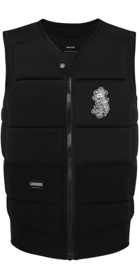 2026 Mystic Hombres Poseidon TS Front Zip Chaleco Impacto Estela 35005.250691 - Black