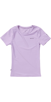 2025 Mystic Womens Star Short Sleeve Rash Vest 35001.250211 - Pink / Purple