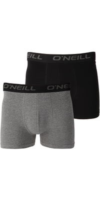 2025 ONeill Hombres Boxershorts Uni 2-Pack 901002 - Antracite / Black