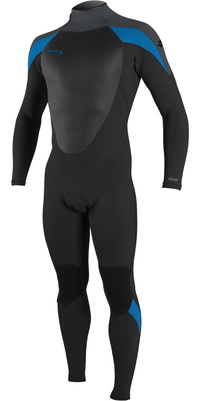 2026 ONeill Hombres Epic 5/4mm Back Zip Neopreno 4217B - Black / Graphite / Bali Blue