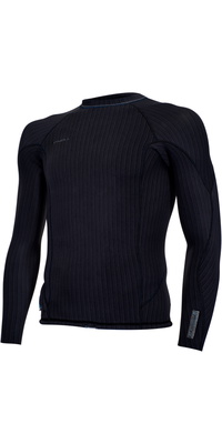 2026 ONeill Hombres Hyperfreak Comp -X 2mm Top De Manga Larga 5488 - Black