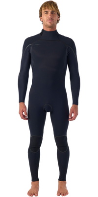2026 ONeill Hombres Hyperfreak Fire 5/4+mm Back Zip Neopreno 5676 - Black