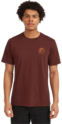 2025 ONeill Hombres ORiginals Camiseta Con Estampado Retro En La Espalda 2850316 - Hazel Spice