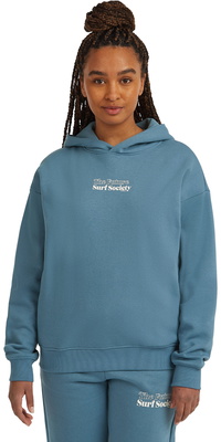 2025 ONeill Mujer Sudadera Con Capucha Future Surf Society 1750120 - Mozart Blue