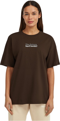 2025 ONeill Mujer Camiseta «The Future Surf Society» 1850235 - Coffee Bean