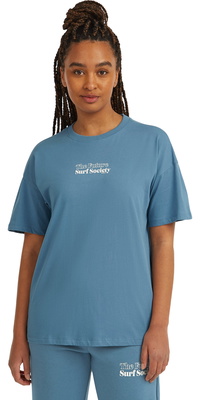 2025 ONeill Mujer Camiseta «The Future Surf Society» 1850235 - Mozart Blue