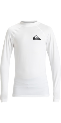 2026 Quiksilver Junior Everyday Chaleco De Lycra De Manga Larga AQBWR03065 - White