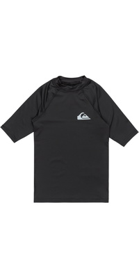 2026 Quiksilver Junior Everyday Chaleco De Licra De Manga Corta AQBWR03064 - Black