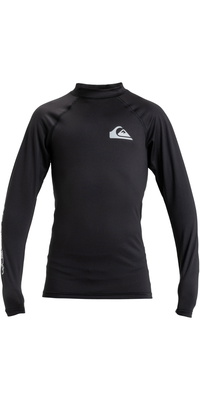 2026 Quiksilver Junior Everyday UPF50 Chaleco De Lycra De Manga Larga AQBWR03065 - Black