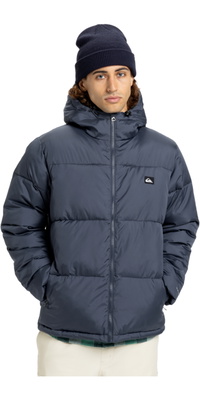 2025 Quiksilver Hombres Chaqueta Acolchada Cold Days EQYJK04173 - India Ink