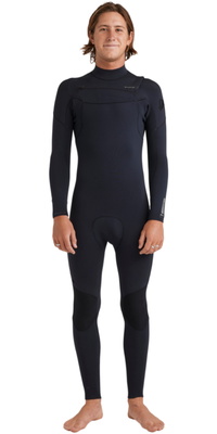 2025 Quiksilver Hombres Everyday Sessions 5/4/3mm Chest Zip Neopreno 25AW213513 - Black