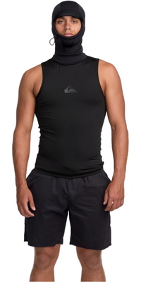 2025 Quiksilver Hombres Marathon Sesiones 1mm Chaleco Con Capucha 25AW293500 - Black