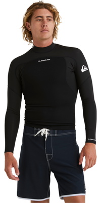 2026 Quiksilver Hombres Prologue 1mm Chaqueta De Neopreno De Manga Larga EQYW803063 - Black