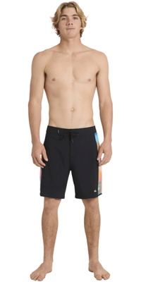 2025 Quiksilver Hombres Surfsilk Arch 18 Boardshorts EQYBS04867 - Black