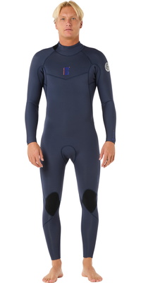 2025 Rip Curl Hombres Dawn Patrol 3/2mm Back Zip Neopreno 16UMFS - Slate