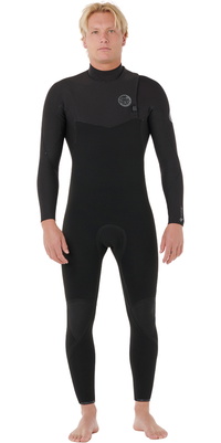 2026 Rip Curl Hombres Flashbomb Pro 3/2mm Zip Free Neopreno 17GMFS - Black