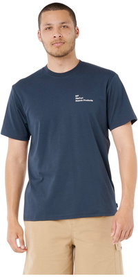 2025 Rip Curl Hombres Vaporcool Mick Fanning Fade Tee 0UKMTE - Dark Navy