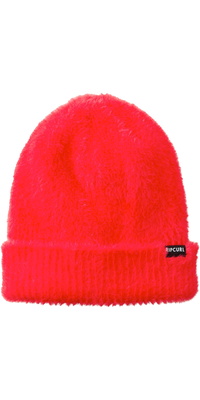 2025 Rip Curl Mujer Fuzzy Reg Beanie 05OWHE - Red