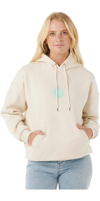 2025 Rip Curl Mujer Sudadera Con Capucha Icons Of Surf Heritage 06NWFL - Shell