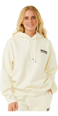 2025 Rip Curl Mujer Sudadera Con Capucha Surf Puff Heritage 06AWFL - Natural