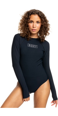 2025 Roxy Mujer Traje De Surf De Una Pieza Con Cremallera Y Manga Larga ERJWR03572 - Anthracite