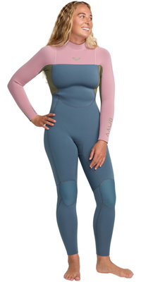 2026 Roxy Mujer Prologue+ 3/2mm Back Zip Neopreno 26BW213514 - Ash