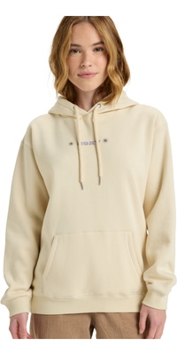 2025 Roxy Mujer Sudadera Con Capucha Surf Stoked Sudadera Con Capucha Cepillada VT ERJFT05021 - Parchment