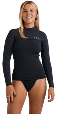 2026 Roxy Mujer Swell Natural 1mm Chaqueta Jersey 26BW273500 - Animal Print