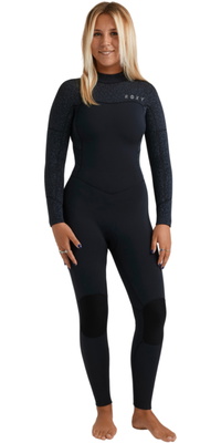 2025 Roxy Mujer Swell Natural 5/4mm Back Zip Neopreno 26BW213513 - Animal Print