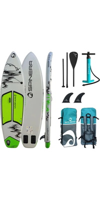 Paquete De ISUP « Spinera » Light 106 De 2026, Con Remo De Aluminio, Correa, Bomba Y Bolsa SP-SUP-LI25-106 - Gris / Verde
