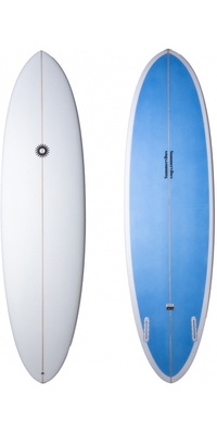 2026 Summer Vibes Tabla De Surf Mid Twin EGSVSUMT-WHT - White