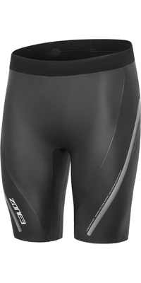 2025 ZONE3 Hombres 5/3mm The Originals Buoyancy Shorts NA25UOBS101 - Black / Plata