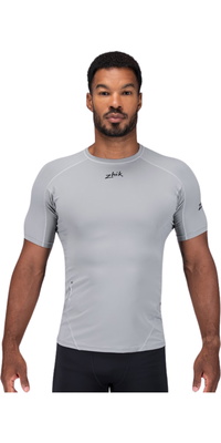 2026 Zhik Hombres Camiseta Interior De Manga Corta Eco Spandex LT DTP-0167-M-PLT - Platinum