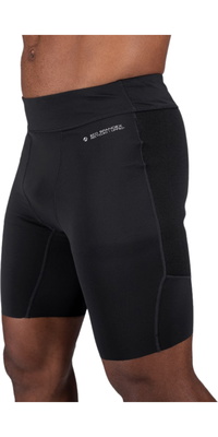 2026 Zhik Hombres Performance Pantalones Cortos De Pádel Acolchados SRT-0066-M-BLK - Black