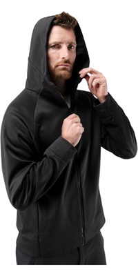 2026 Zhik Hombres Thermo Tech Fleece Chaqueta Con Capucha HDI-0055-M-BLK - Black