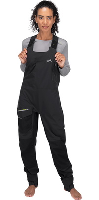 2026 Zhik Womens OFS700 Sailing Salopettes SAL-0700-W-BLK - Black