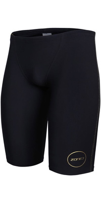 2026 ZONE3 Hombres Aprobado Por La Fina Performance Pantalones Cortos Jammer SW18MFJX101 - Black / Gold