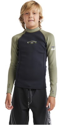 2026 Billabong Junior 1/ 1mm Absolute Chaqueta Natural 24CW191508 - Military