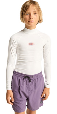 2026 Billabong Junior Reedición Del Chaleco De Lycra De Manga Larga EBBWR03010 - White