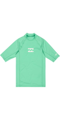 2026 Billabong Junior Camiseta De Lycra De Manga Corta «Waves All Day» EBBWR00101 - Acid Green