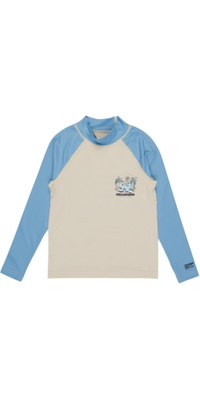 2026 Billabong Junior Camiseta De Lycra De Manga Larga Waves EBTWR03008 - Chino