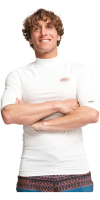 2026 Billabong Hombres Reedición Del Maillot De Lycra De Manga Corta EBYWR03027 - White