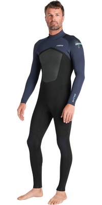 2026 C-Skins Hombres Nuwave Legend 3/2mm Back Zip Neopreno C-NLE32MBZ - Black / Bluestone / Petrol
